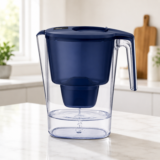 3.6L Water Filter Jug – BPA Free Drinking Water Pitcher (Dark Blue)