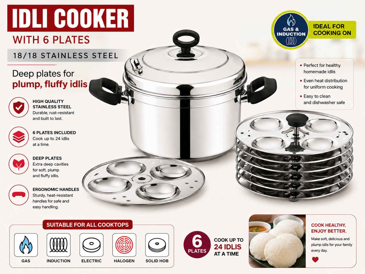 Steamers & Idli Cookers