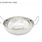 21cm Stainless Steel Indian Curry Bowl Balti | Kadai Karahi Serving Dish