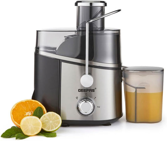 Geepas 600W Juice Extractor – Centrifugal Juicer with Wide Mouth & Extra Filter