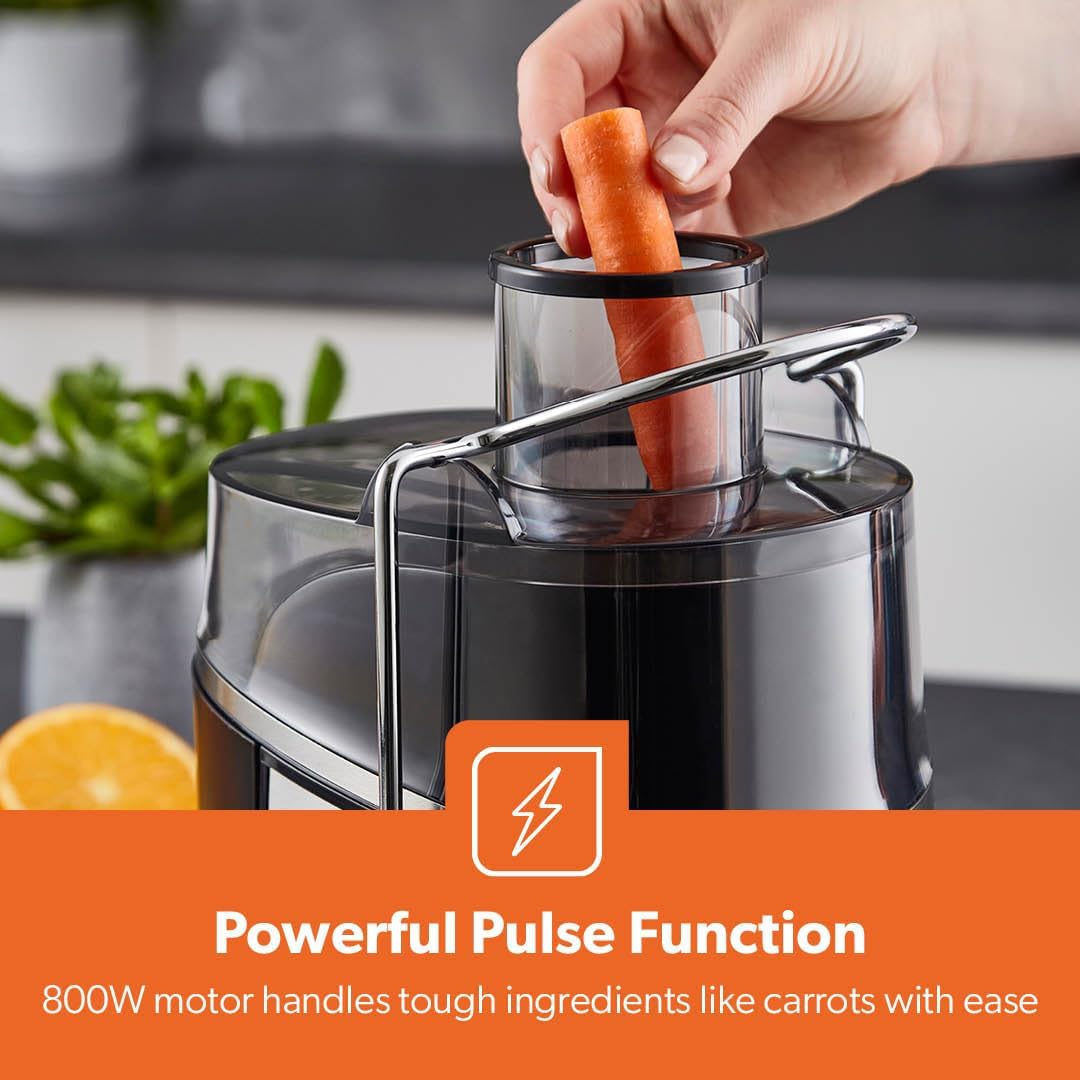 Geepas 600W Juice Extractor – Centrifugal Juicer with Wide Mouth & Extra Filter