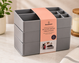 Tiered Stackable Multipurpose Organiser – Smart Storage Solution for Cosmetics, Makeup & Home Essentials