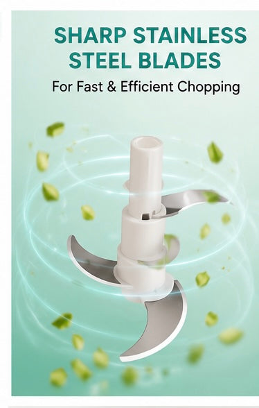 FALARI 2L Multi-Function Hand Push Vegetable Chopper & Food Processor