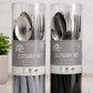 Cooke & Miller 16 Piece Cutlery Set – Grey Handles