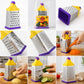 6-Sided Stainless Steel Box Grater – Multi-Purpose Kitchen Grater