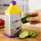 6-Sided Stainless Steel Box Grater – Multi-Purpose Kitchen Grater