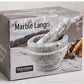 Grey Marble Pestle & Mortar Set – Natural Stone Herb & Spice Grinder