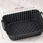 Air Fryer Silicone Liners – Set of 2 (Reusable)