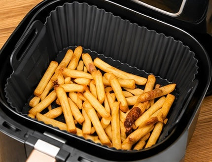 Air Fryer Silicone Liners – Set of 2 (Reusable)