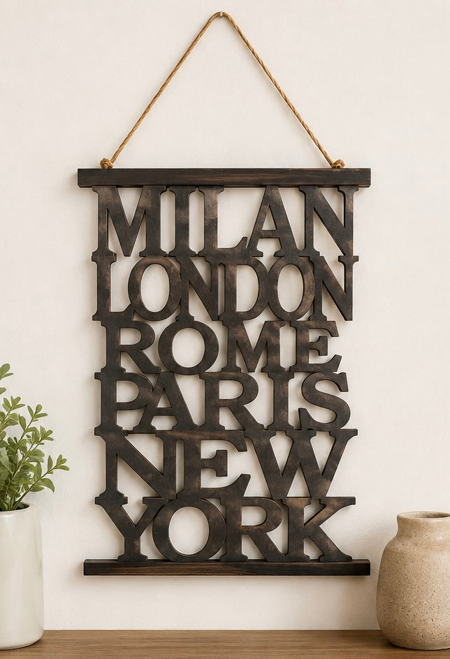 Hanging Wall Signs & Home Décor