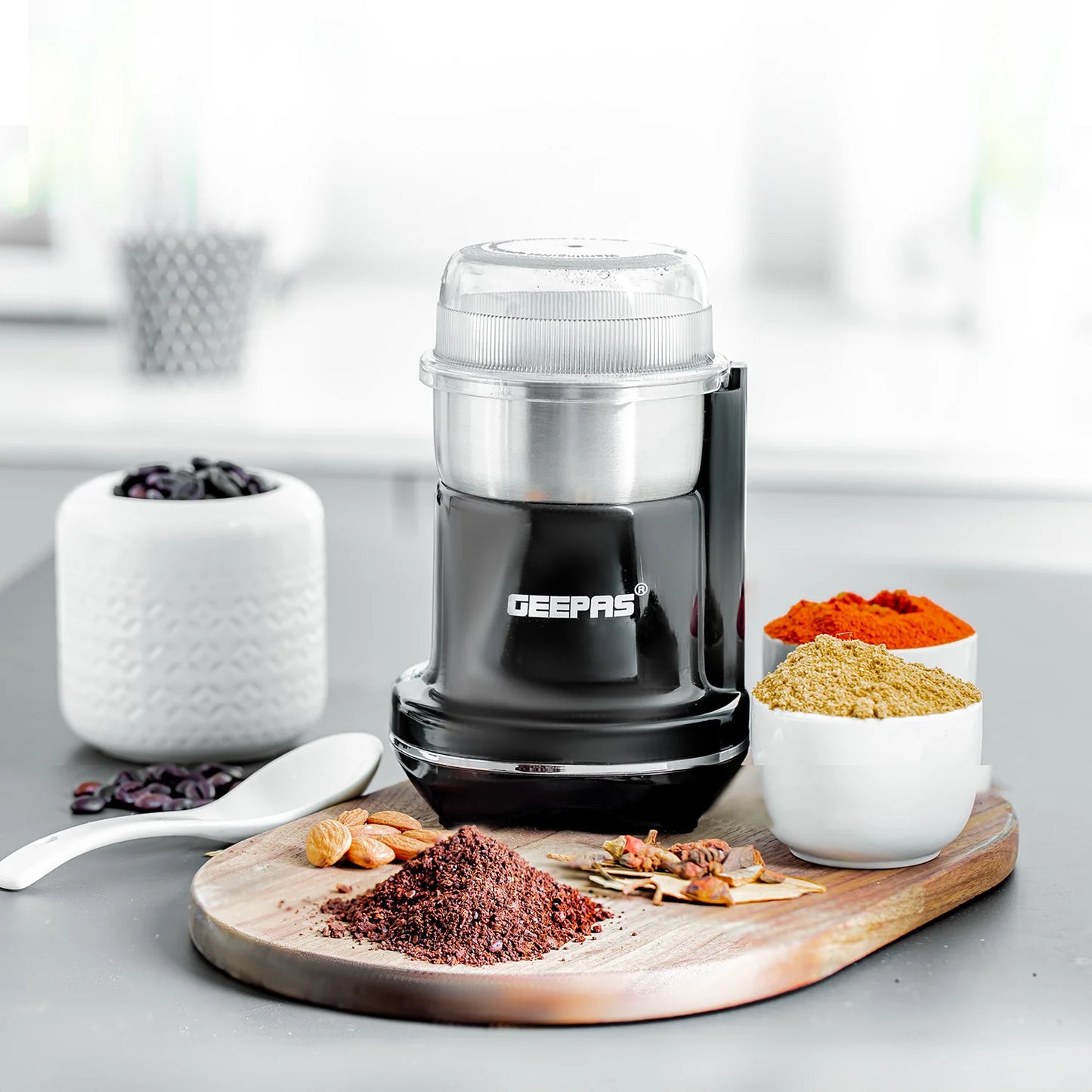 Mini Coffee & Spice Grinder – 200W Powerful Dry Grinder