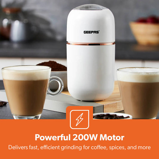 Capsule Press-Down Bullet Coffee Grinder – One-Touch Operation, Compact Design
