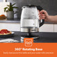 1.7L Black Rapid Boil Glass Electric Kettle – LED Indicator, 1500W Fast Boiling