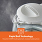 1.7L LED Rapid Boil White Glass Electric Kettle – Fast & Stylish Hot Water Solution