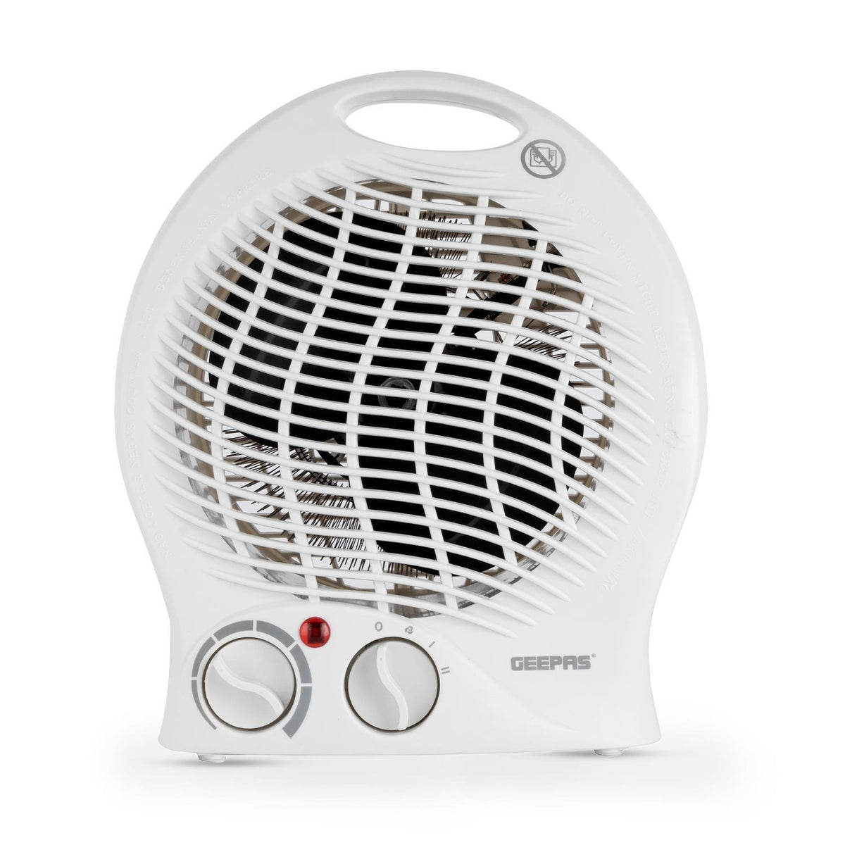 Geepas 2000W Portable Fan Heater – 2 Heat Settings, Fast & Adjustable Heating