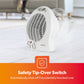 Geepas 2000W Portable Fan Heater – 2 Heat Settings, Fast & Adjustable Heating