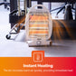 800W PORTABLE ENERGY EFFICIENT QUARTZ HALOGEN HEATER
