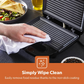 2-SLICE NON-STICK PANINI SANDWICH TOASTING PRESS & GRILL