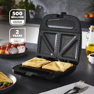 FOUR-SLICE TOASTIE MAKER AND SANDWICH GRILL