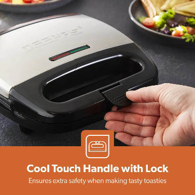 FOUR-SLICE TOASTIE MAKER AND SANDWICH GRILL