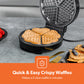 5-SLICE HEART SHAPED NON-STICK BELGIAN WAFFLE MAKER