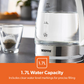 1.7L Rapid Boil Electric Kettle – Glass Design with LED Indicator