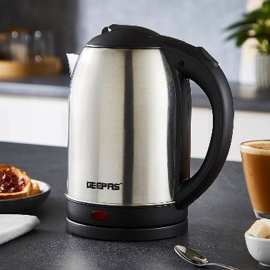 1.8L CORDLESS STAINLESS STEEL ELECTRIC KETTLE, 1800W FAST BOIL