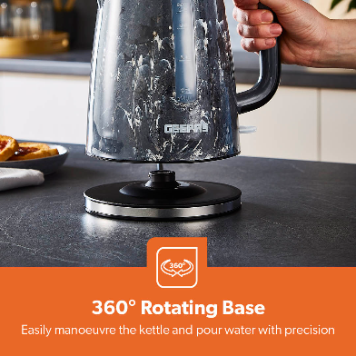 1.7L RAPID-BOIL CORDLESS ELECTRIC JUG KETTLE (2200W)