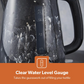 BLACK 1.7L CORDLESS KETTLE & 2-SLICE BREAD TOASTER COMBO