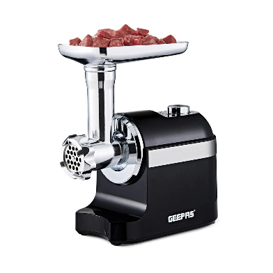 BLACK AND SILVER ELECTRIC MEAT GRINDER AND MINCER 1800W