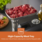 BLACK AND SILVER ELECTRIC MEAT GRINDER AND MINCER 1800W