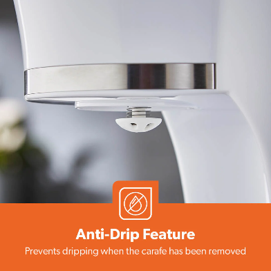 1.5L AUTOMATIC DRIP FILTER COFFEE MACHINE WITH GLASS CARAFE