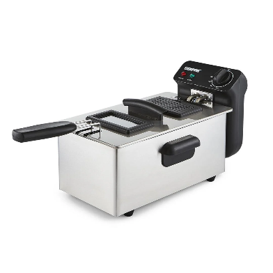 3L STAINLESS STEEL DEEP FAT FRYER WITH VIEWING WINDOW