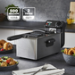 3L STAINLESS STEEL DEEP FAT FRYER WITH VIEWING WINDOW