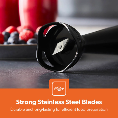 180W BLACK HAND STICK BLENDER AND MIXER