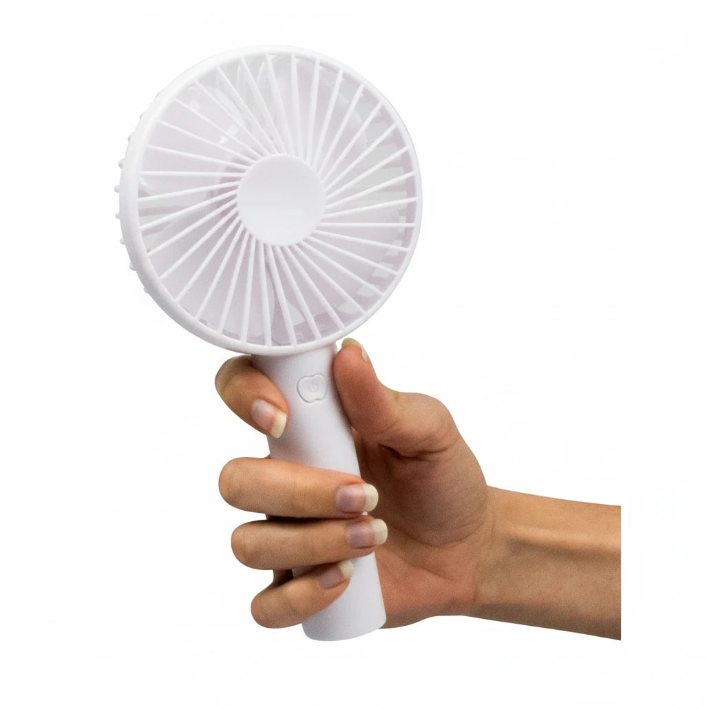 OXYcool Rechargeable Handy Fan with Stand – USB Portable Fan