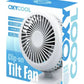 OXYcool Rechargeable Clip-On Tilt Fan – USB Portable Fan with 3 Speeds