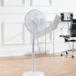 Daewoo 16” Pedestal Fan – 3 Speed Adjustable Standing Fan (White)