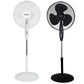 Elpine 16” Pedestal Fan – Adjustable Oscillating Standing Fan (White & Black)