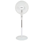 Elpine 16” Pedestal Fan – Adjustable Oscillating Standing Fan (White & Black)