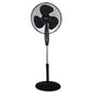 Elpine 16” Pedestal Fan – Adjustable Oscillating Standing Fan (White & Black)