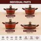 🍳 Premium Non-Stick Ceramic Cookware Set – Terracotta