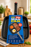 The Lazy Man Pan 3-in-1 Multi Section Frying Pan