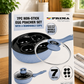 7 Piece Non-Stick Egg Poacher Set with 4 Removable Cups
