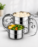 5-Layer Stainless Steel Steamer Pan – 30cm