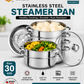 5-Layer Stainless Steel Steamer Pan – 30cm