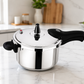 7 Litre Stainless Steel Pressure Cooker – Induction Compatible & Safety Locking System