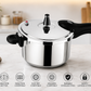 7 Litre Stainless Steel Pressure Cooker – Induction Compatible & Safety Locking System
