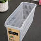 Hobby Life Orgamix Transparent Storage Organiser Basket (Narrow) – Multipurpose Kitchen, Fridge & Home Storage – 13 x 30 x 17 cm