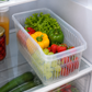 Hobby Life Orgamix Transparent Storage Organiser Basket (Narrow) – Multipurpose Kitchen, Fridge & Home Storage – 13 x 30 x 17 cm